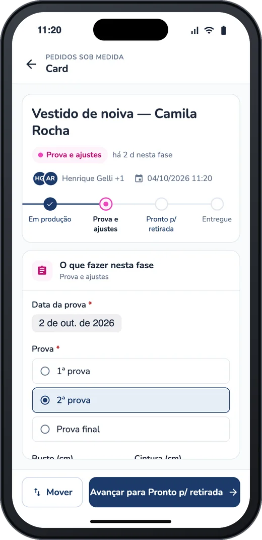 Boards & Databases no app para celular