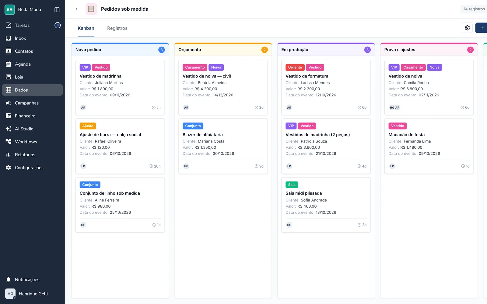 Boards & Databases na aidesk